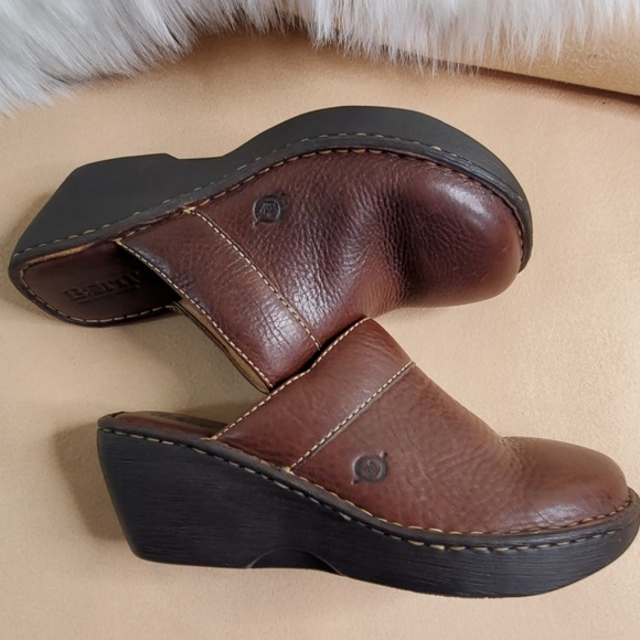 born leather mules